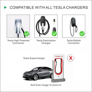 Only for Tesla to J1772 EVs Charging Adapter, Max 48A/250V AC