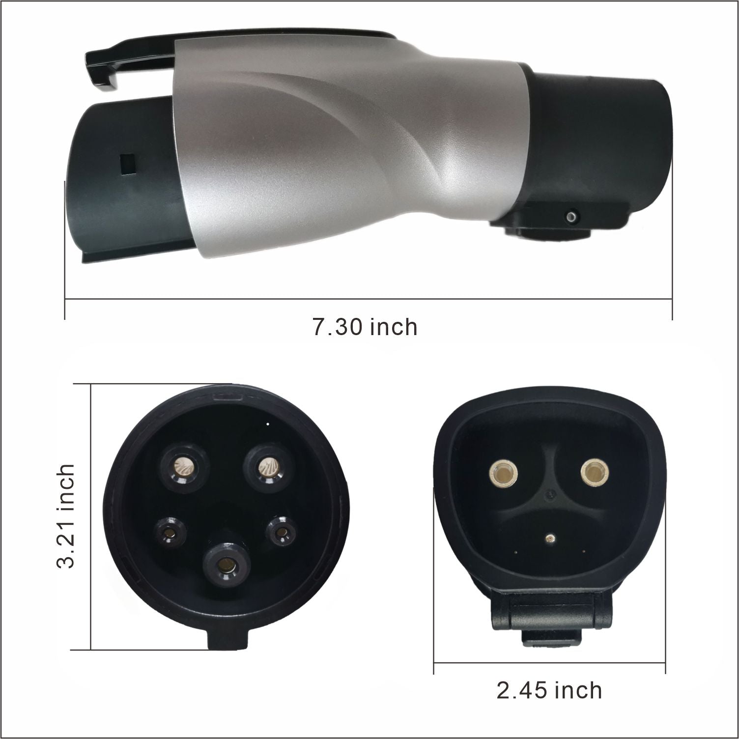 Only for Tesla to J1772 EVs Charging Adapter, Max 48A/250V AC