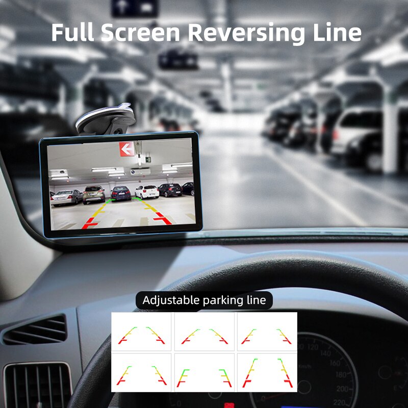 10.1 inch Touch Screen Car/RV/Bus/Truck AHD Monitor System 1080P Vehicle CCTV Camera HD Night Vision Reversing Parking Recorder